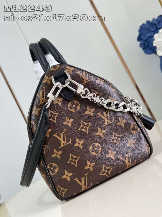 Louis Vuitton Speedy Soft 30 Dark Bag LV M12243