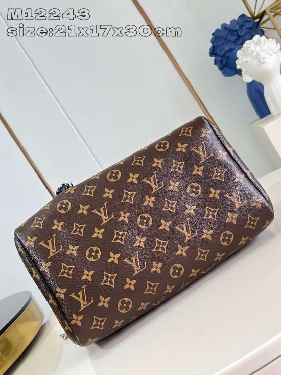 Louis Vuitton Speedy Soft 30 Dark Bag LV M12243