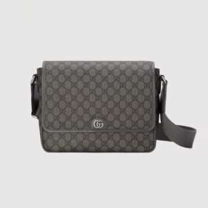 Gucci Ophidia Medium Grey Messenger Bag