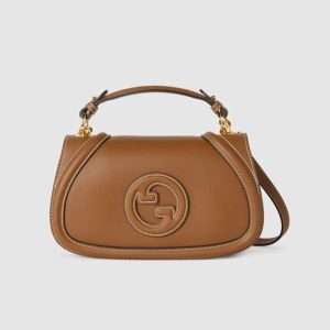 Gucci Blondie Brown leather handle bag