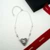 Chanel Silver Heart Chocker