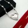 Chanel Silver Heart Chocker