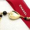 Chanel Heart Choker Gold