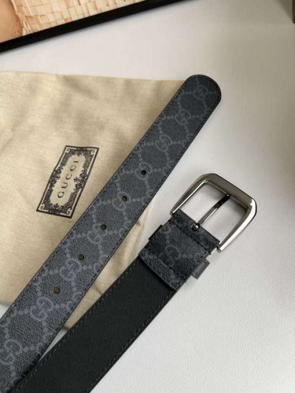 Gucci Black GG Belt