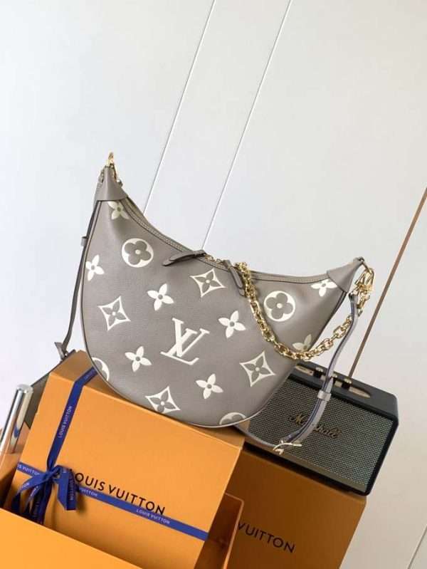 LV Loop Hobo Bag Dove Gray